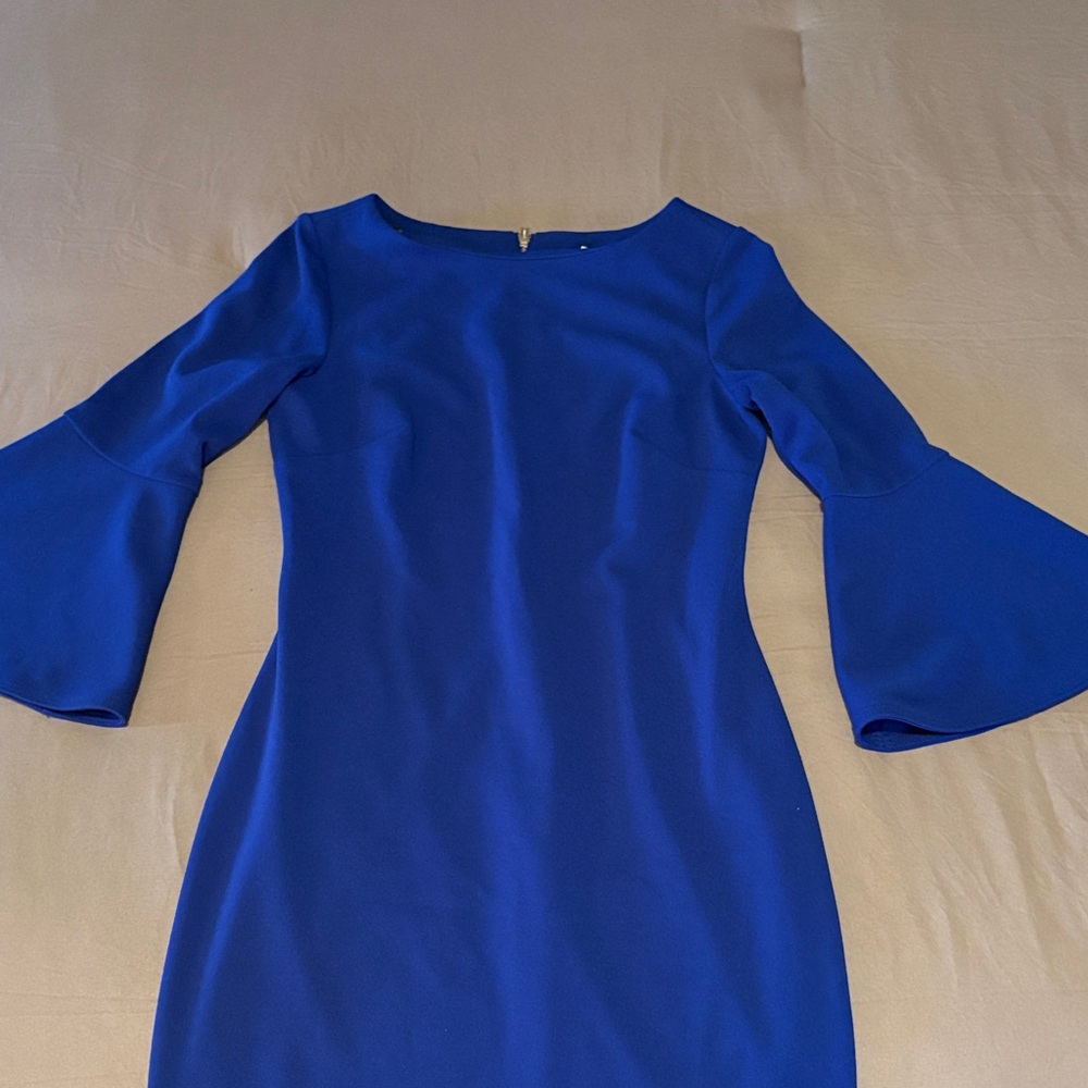 Elegant Blue Calvin Klein Women's Dress